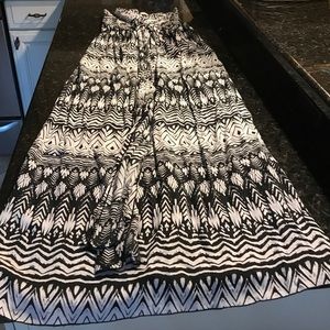 Strapless maxi dress